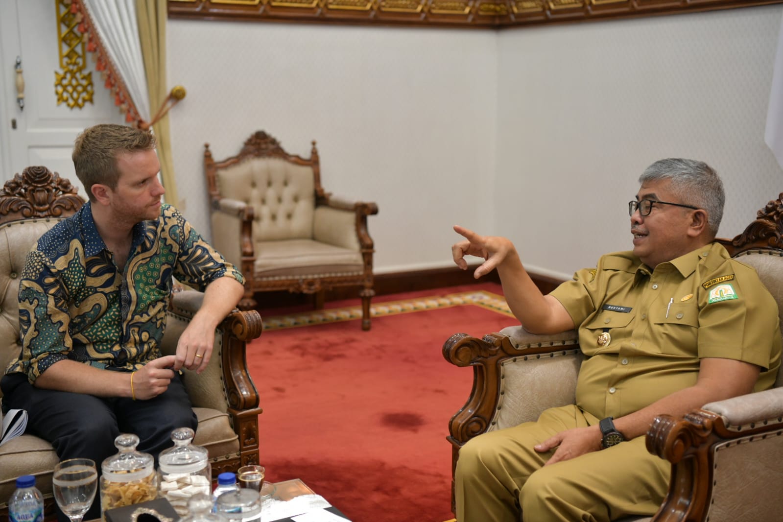Terima Kunjungan Penasehat Politik Kedubes Inggris, Pj Gubernur Jamin Aceh Aman